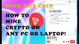 How to Mine Crypto on ANY Laptop or PC  EASIEST UnMineable Guide  Mine Any Coin On Unmineable [upl. by Darreg]