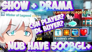 SHOW  DRAMA  OMG 500BGLS  SULTAN BIG BOSS  Growtopia Indonesia [upl. by Moses874]