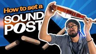 How to Set a Fallen Violin Sound Post and Why You Shouldnt [upl. by Ayahs]