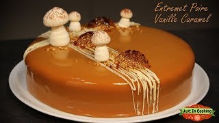 ❅ Recette dEntremets Poire Vanille Caramel ❅ [upl. by Abita]