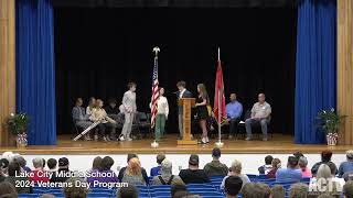 Lake City Middle School 2024 Veterans Day Ceremony [upl. by Sirraj]