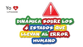 Dinámica sobre los 4 estados que llevan al error humano [upl. by Swiercz]