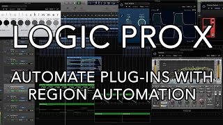 Logic Pro X  Automate Plugins with Region Automation [upl. by Laro]