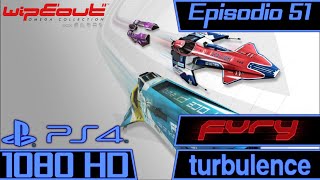 Wipeout Omega Colección PS4  Episodio 51 Campaña Fury Turbulence [upl. by Ainaj]