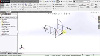 SOLIDWORKS  3D Sketch Basics [upl. by Noyart916]