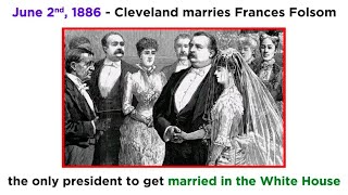 Grover Cleveland White House Wedding 1885  1889 [upl. by Roscoe402]