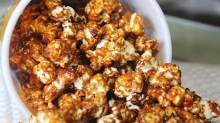 Caramel Popcorn  Flavoured Popcorn  Easy Homemade Popcorn Recipe  Kanaks Kitchen [upl. by Saylor232]