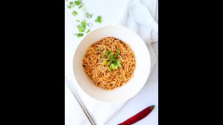 10min Garlic Chili Oil Ramen [upl. by Hairehcaz]