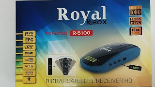 مراجعة وتفعيل جهاز الغزال Royal BOX R5100 [upl. by Hayimas]