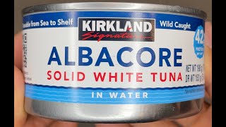 Is Kirkland Signature Albacore solid white tuna good [upl. by Mok490]