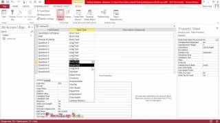 Exam Testing Database with MS Access [upl. by Alidis]