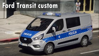 Ford Transit Custom w 3 wersjach  policja straż miejska [upl. by Schuyler]