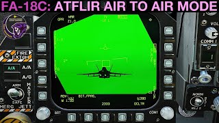 FA18C Hornet ATLFIR TGP TPOD  Air to Air Tutorial  DCS WORLD [upl. by Buttaro917]