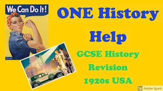 GCSE History Revision 1920s USA onehh [upl. by Delbert219]