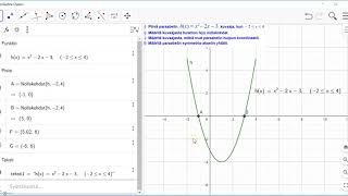 Toisen asteen polynomifunktio kuvaaja [upl. by Sinaj238]