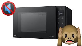 Disable LG microwave sound  Desactivar sonido en microondas LG [upl. by Ianteen]