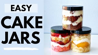 How To Make Cake Jars [upl. by Opiuuk]