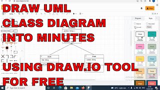 How to draw Class Diagram  UML Diagrams  Class Diagrams [upl. by Aramo]