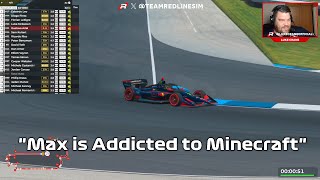 Max Verstappens Team Reveal His Minecraft Addiction [upl. by Crooks690]