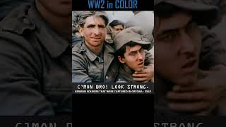 C’MON BRO LOOK STRONG worldwar2 germanprisoners wehrmacht ortona [upl. by Luapleahcim]