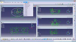 CATIA Training Course Exercises for Beginners  1  CATIA Sketcher Exercises [upl. by Ayahsey]