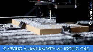 3D Carving Into Aluminum on a CNC Machine [upl. by Luiza]