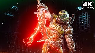 DOOM ETERNAL Crucible Sword Gameplay 4K 60FPS PC ULTRA [upl. by Roselin]