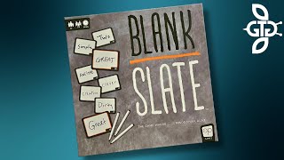 How To Play Blank Slate [upl. by Dnaletak896]