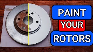 How to Paint Brake Rotors  THE PROPER WAY [upl. by Negyam]