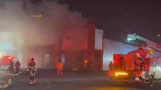 Raw video Ephrata building fire [upl. by Lairea]