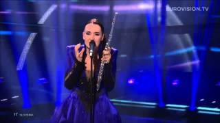 Tinkara Kovač  Round and round Slovenia LIVE Eurovision Song Contest 2014 Grand Final [upl. by Eilrebmik]