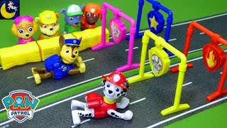 Racing Paw Patrol Toys Pull Back Racers Pups Gift Set Best Funny Toy Videos for Kids Toddlers [upl. by Gonsalve]