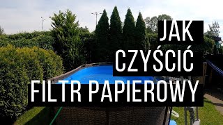 Jak czyścić filtr papierowy dla pompy basenowej Bestway 4K [upl. by Llerdnod]