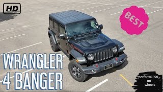 4 Cyl Turbo Jeep Wrangler Better Than The Legendary 36 V6 [upl. by Vanthe920]