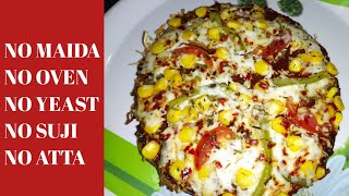 CRISPY Potato Crust PIZZA क्रिस्पी आलू पिज़्ज़ा NO Maida NO Batter NO yeast NOSoda NOBoil NODough [upl. by Adnilram]