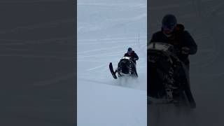 Oldest trick in the book the sled roll skidoo snowmachine alaska [upl. by Aitrop]