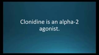 How to pronounce clonidine Catapres Memorizing Pharmacology Flashcard [upl. by Nysa]