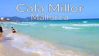 Cala Millor Beach  Mallorca  Spain 4k [upl. by Eyatnod85]