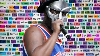 MF DOOM  Curls  Rhymes Highlighted [upl. by Niltac]