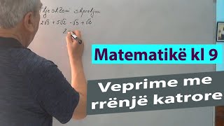 Ushtrime matematike kl 9Veprime me rrënjë katrore [upl. by Inoy]