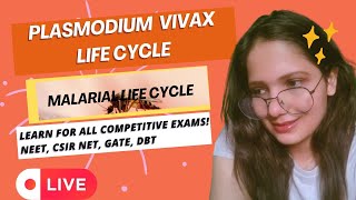 Plasmodium vivax Life Cycle Malarial Parasite by Sonia Nain Vira Education All Competitive exams [upl. by Allicserp]