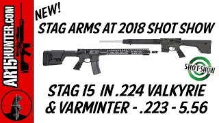 New From Stag Arms  STAG15 in 224 Valkyrie and Varminter in 223556 [upl. by Nissa]