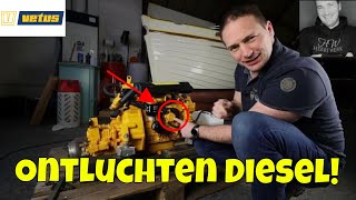 ONTLUCHTEN DIESEL  TIPS MET DE BOTEN DOKTER [upl. by Nonnahs]