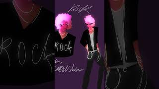 drawing different aesthetics  pt2 art speedpaint goth rock [upl. by Anaidiriv176]