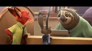 Zootopia  Sloth scene short film [upl. by Alyam]