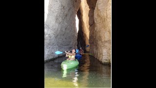 Kayaking Lake Havasu Caves [upl. by Eanrahs]