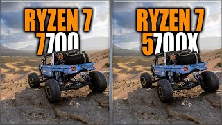 Ryzen 7 7700 vs 5700X Performance Showdown [upl. by Drofub319]