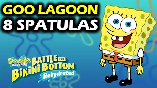 Goo Lagoon All Golden Spatula Locations  Spongebob Rehydrated Collectibles Guide amp Walkthrough [upl. by Bliss]