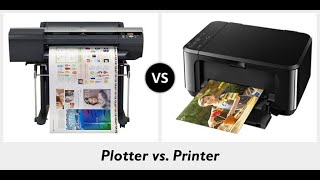 Plotter vs Printer [upl. by Eldridge557]