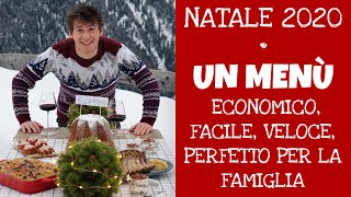 NATALE 2020 facciamo un MENÙ economico facile veloce e perfetto per la famiglia  Davide Zambelli [upl. by Katzir]